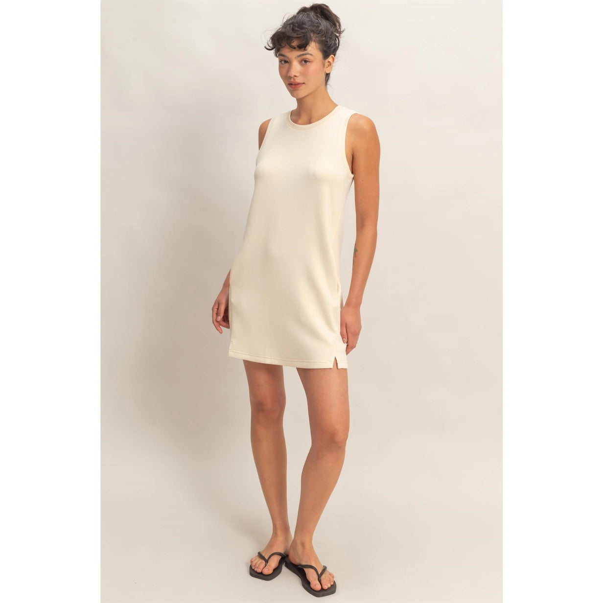 On The Go Mini Dress - Alpaca
