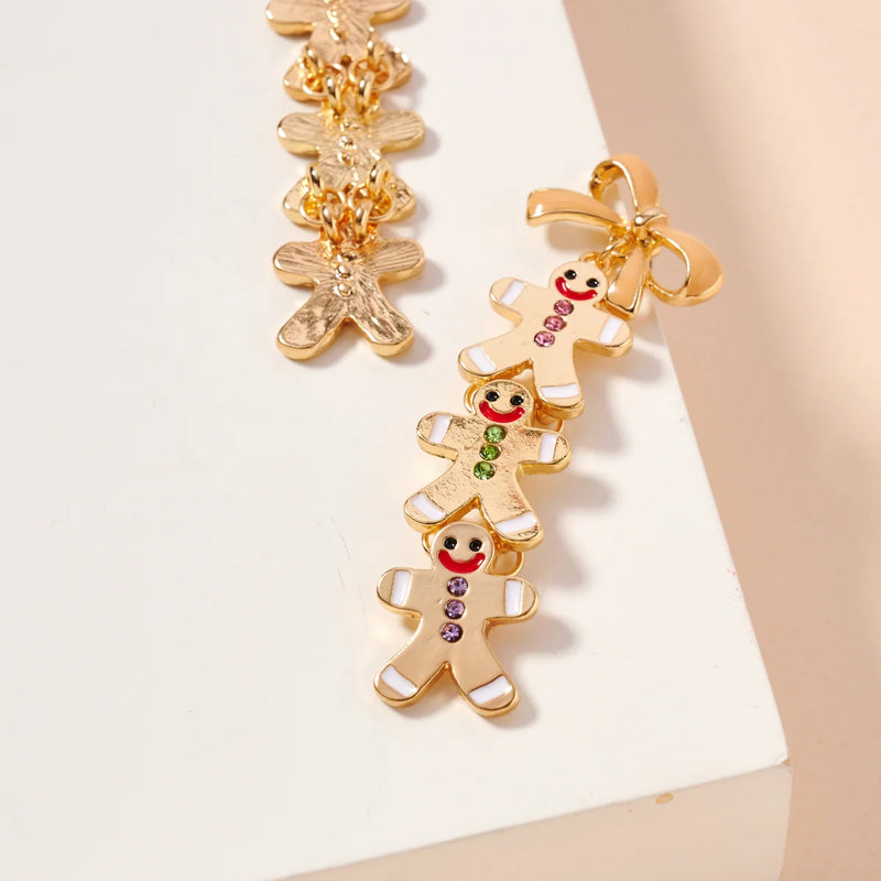 Gingerbread Drop Earrings