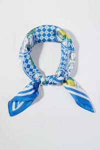 Italian Summer Scarf - Blue