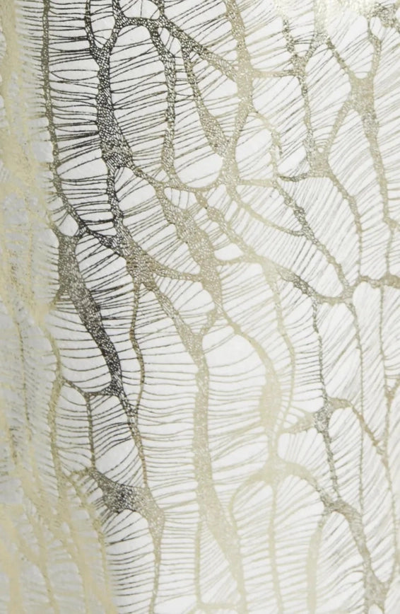 Metallic Straight Pants