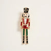 Nutcracker Brooch - Red/Green