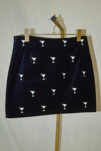 Martini Mini Skirt - Navy
