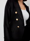Natasha Fitted Blazer - Black