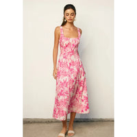 The Palms Midi Dress - Pink