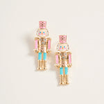 Nutcracker Earrings - Pink