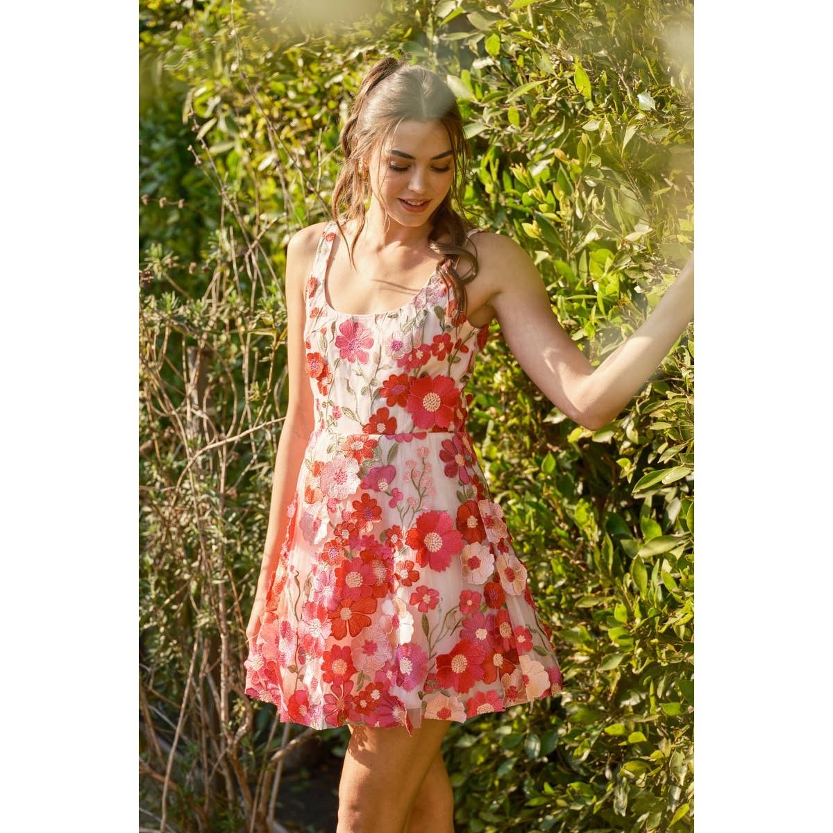 Floral Gardens Mini Dress