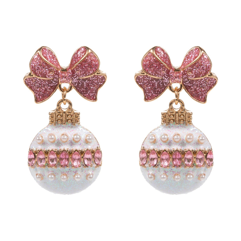 Ornament Earrings - Pink