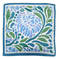 Summer Bloom Scarf - Blue