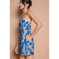 Floral Poplin Mini Dress