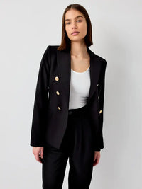 Natasha Fitted Blazer - Black
