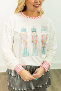 Nutcracker Sequin Top