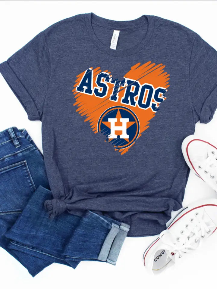 Astros Graphic Tee - Navy