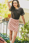 The Eloise Mini Skirt - Pink