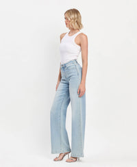 Festival Wide Leg Jeans - Light Wash