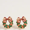 Wreath Stud Earrings