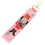 Nutcracker Beaded Wristlet Strap - Pink