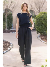 Knit Pearl Top - Black