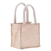 Filigree Gold Reusable Gift Bag Tote - Small