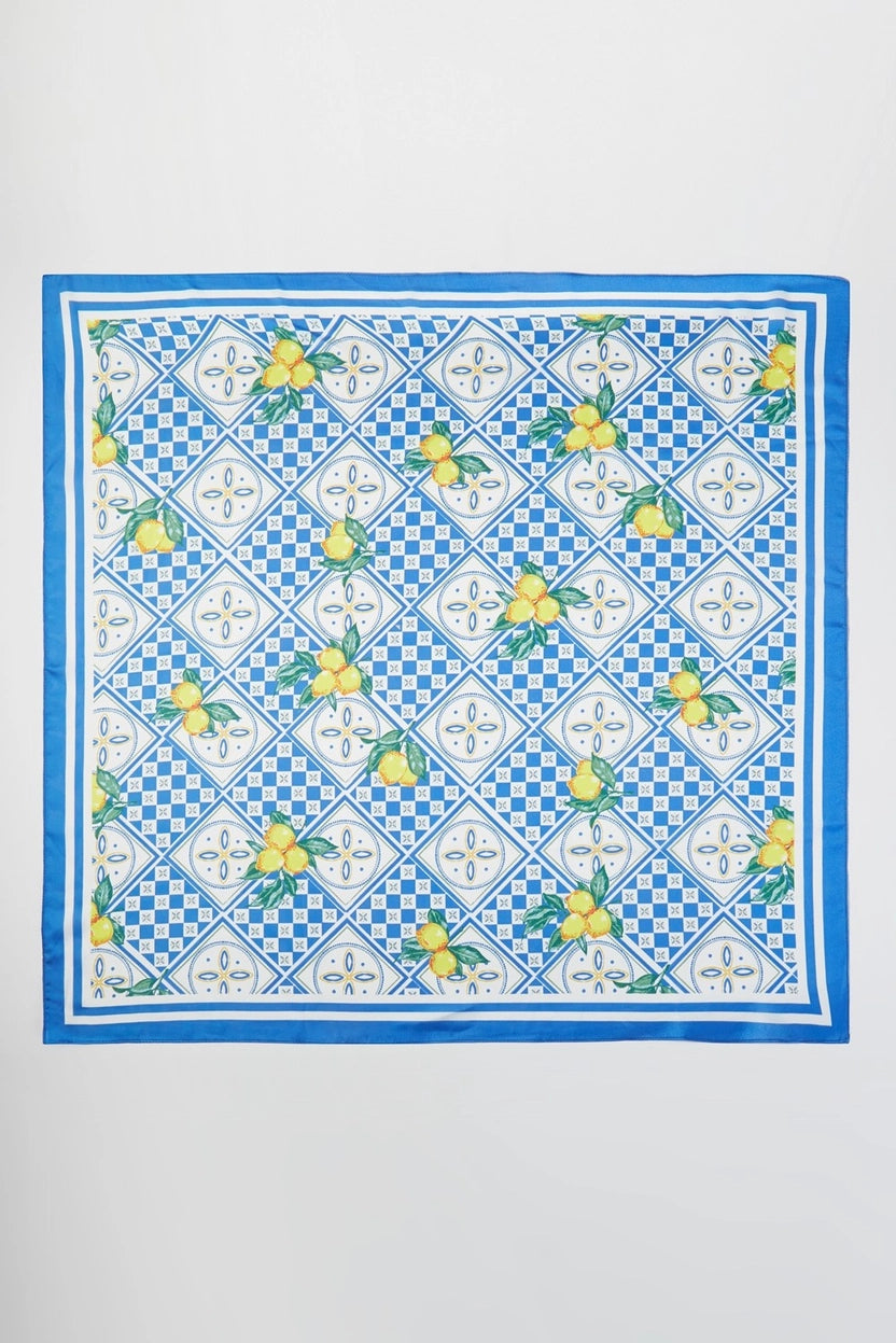 Italian Summer Scarf - Blue