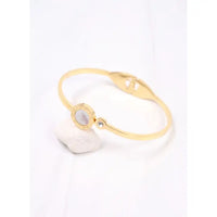 Roman Numeral Cuff Bracelet - Pearlescent