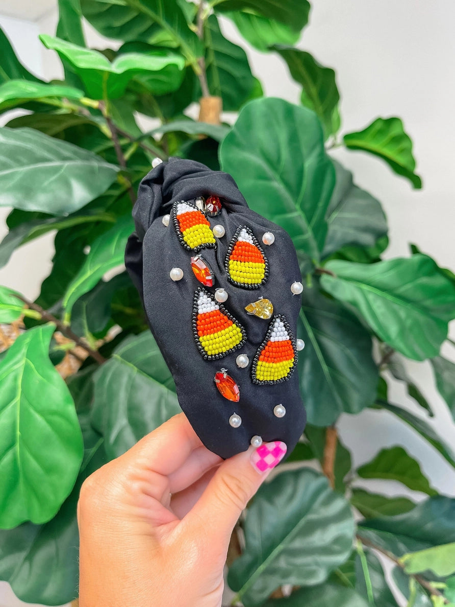 Halloween Top Knot Headband