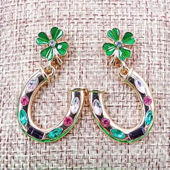 Lucky Horse Shoe Earrings