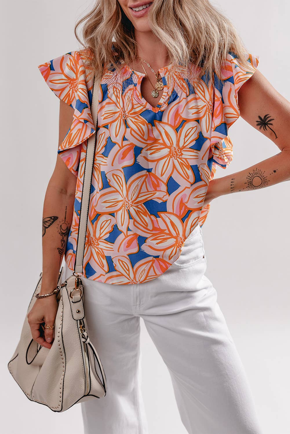 Summer Days Floral Blouse