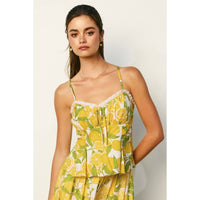 Limoncello Sweetheart Top
