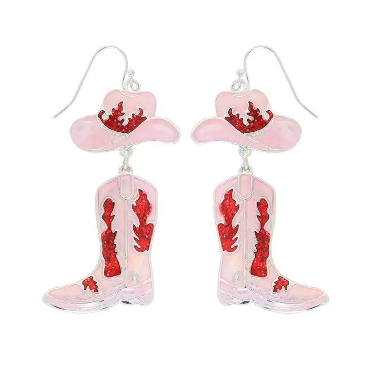 Western Flame Tiered Earrings