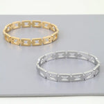 Chain Link Cuff Bracelet - Silver