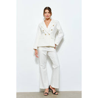 Natasha Fitted Blazer - White