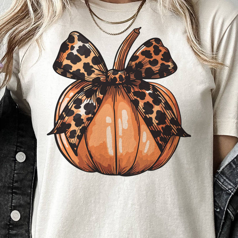 Leopard Pumpkin Graphic Tee