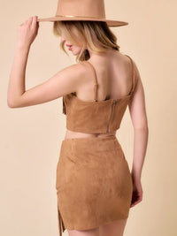 Rodeo Ready Wesley Studded Fringe Skirt