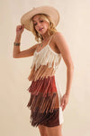Wesley Studded Fringe Dress - Rodeo