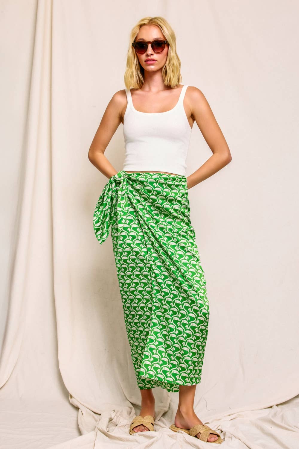 Feel Fresh Sarong Wrap Skirt