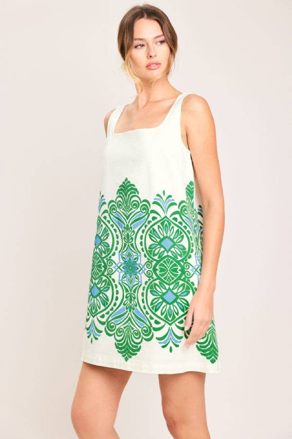Woven Mini Dress