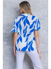 Printed Woven Top