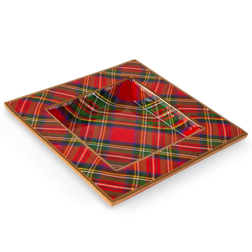 Royal Tartan Enameled Smidge Tray