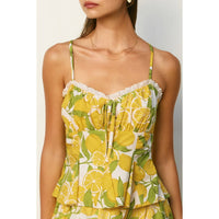 Limoncello Sweetheart Top