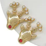 Reindeer Stud Earrings