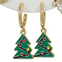 Christmas Tree Stud Earrings