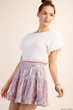 Sequin Mini Skirt - Pink