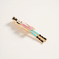 Nutcracker Brooch - Pink/Blue
