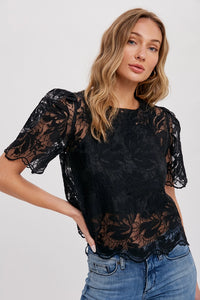 Lace Embroidered Blouse
