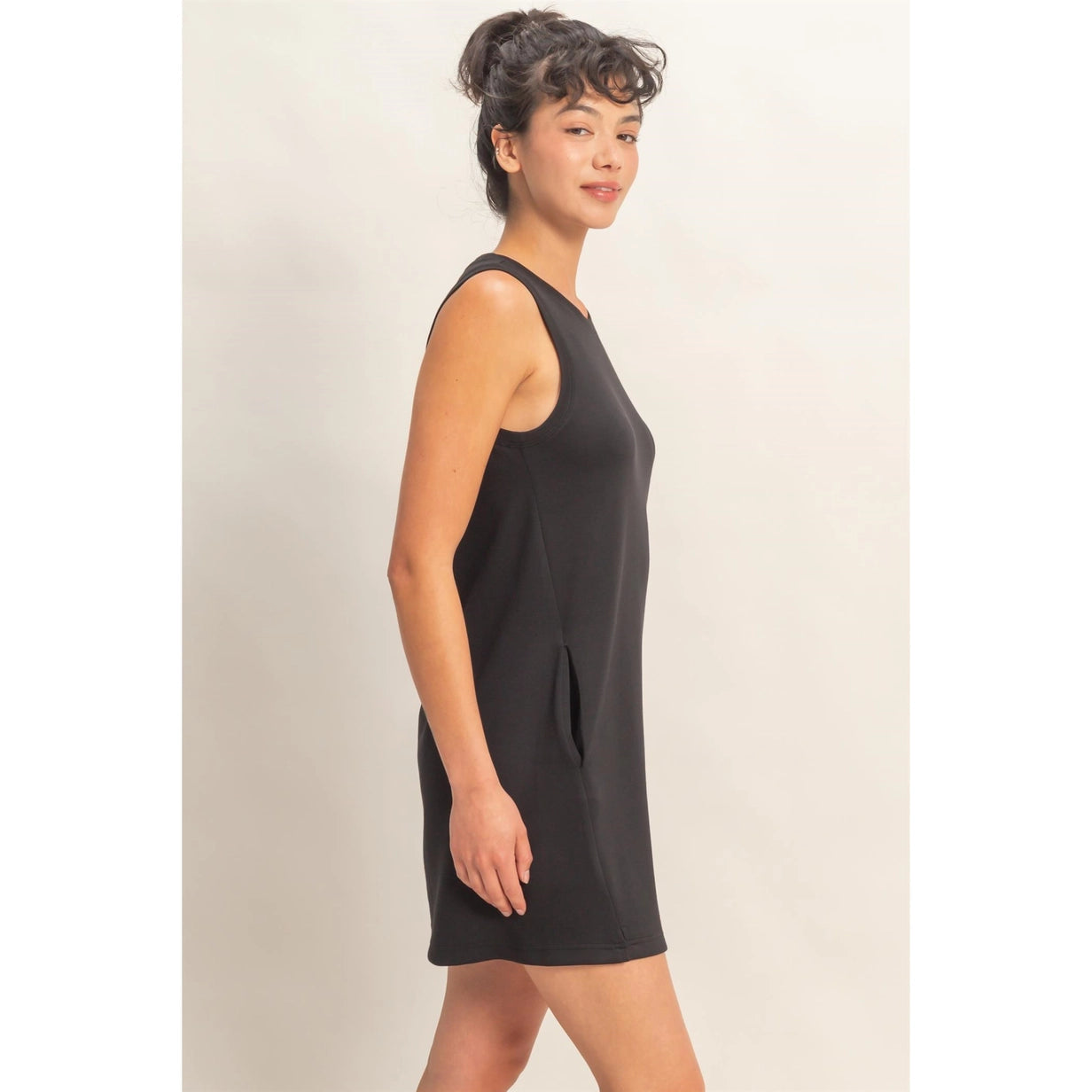 On The Go Mini Dress - Black