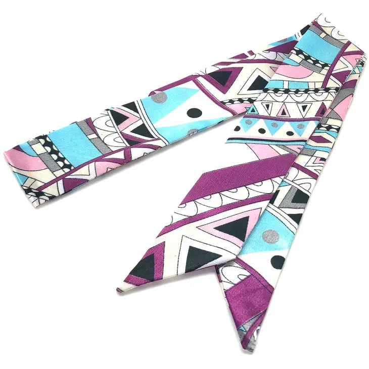Mod Twilly Skinny Scarf - Purple