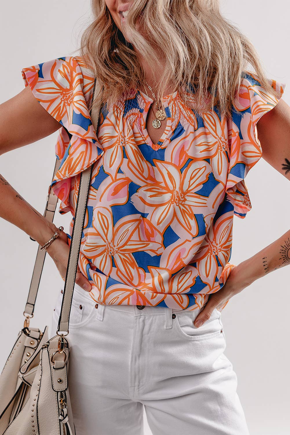 Summer Days Floral Blouse