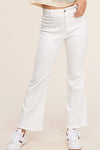 Soft Wash High-Rise Jeans - White
