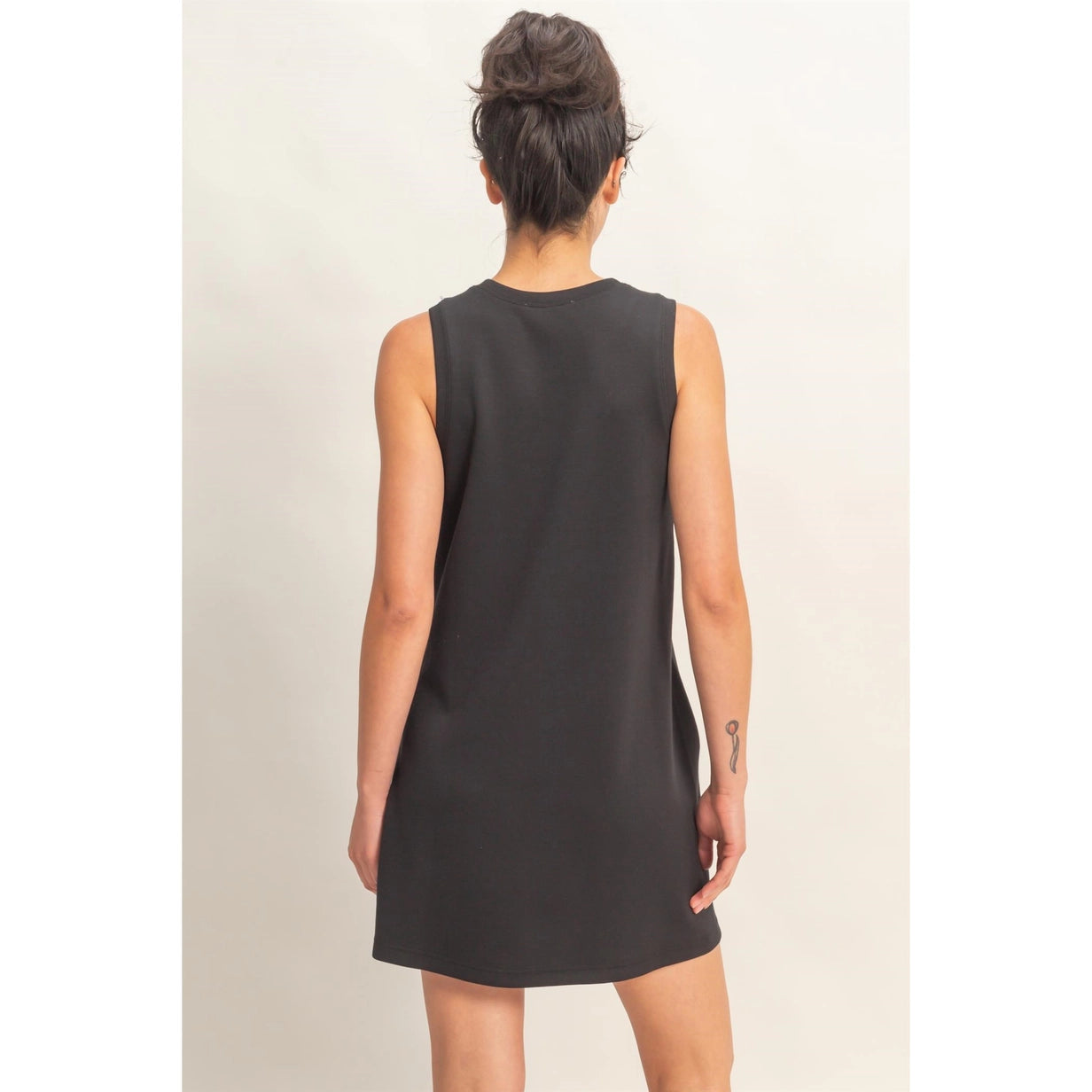 On The Go Mini Dress - Black