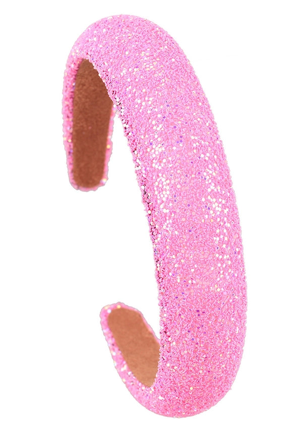 Beaded Headband - Pink